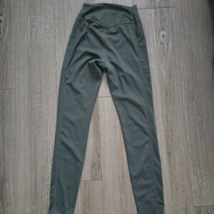 Adidas green leggings